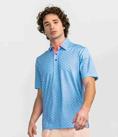 Southern Shirt Par Fore Printed Polo full body