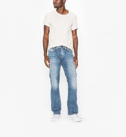 Men's Craig Easy Fit Bootcut Jeans/ Light Indigo Denim Jeans - SoCo Hernando