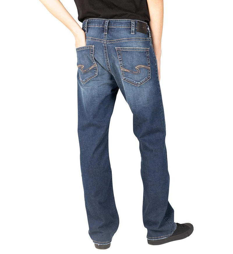 Men's Craig Easy Fit Bootcut Leg/ Indigo Denim Jeans - SoCo Hernando