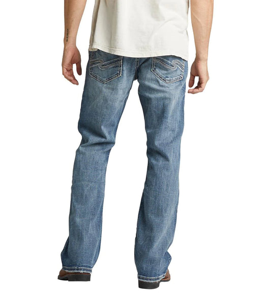 Men's Craig Easy Fit Bootcut Leg Jeans/ Indigo Denim Jeans - SoCo Hernando