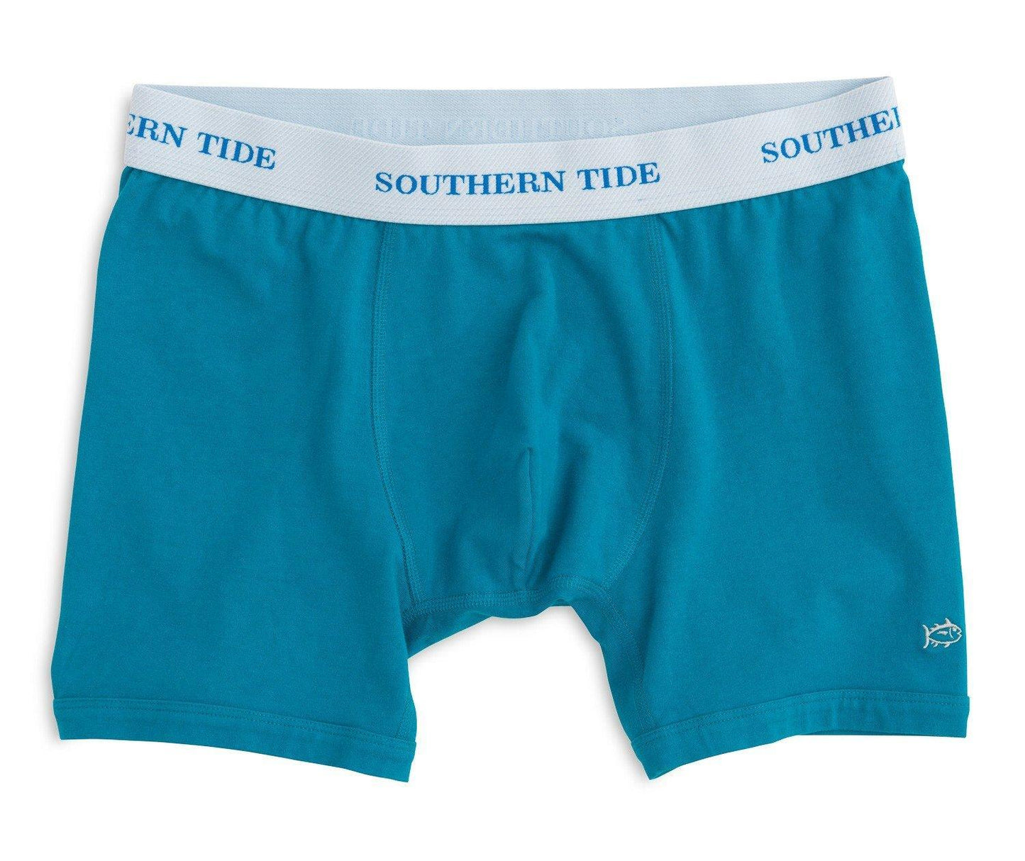Men's Southern Tide Solid Boxer Briefs- Seaport - SoCo Hernando