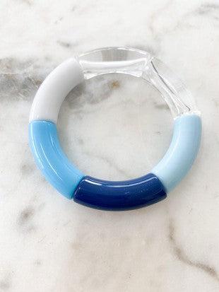 Trendy Acrylic Bangle Bracelet - SoCo Hernando
