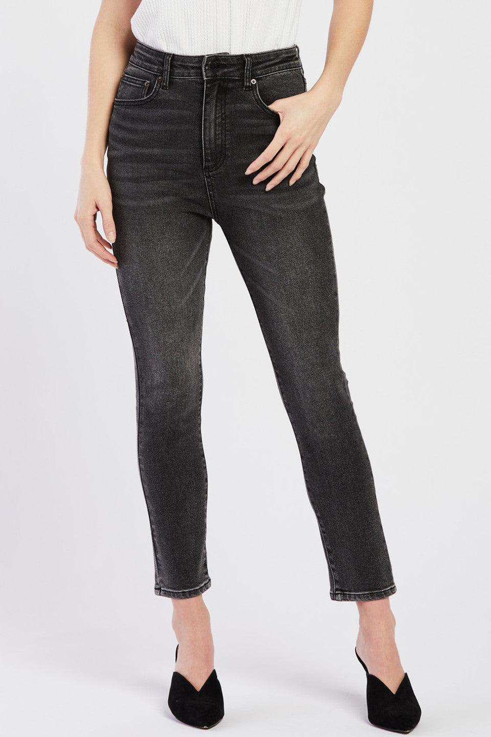 Women's Ember Black Denim Jeans - SoCo Hernando